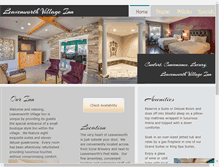 Tablet Screenshot of leavenworthvillageinn.com